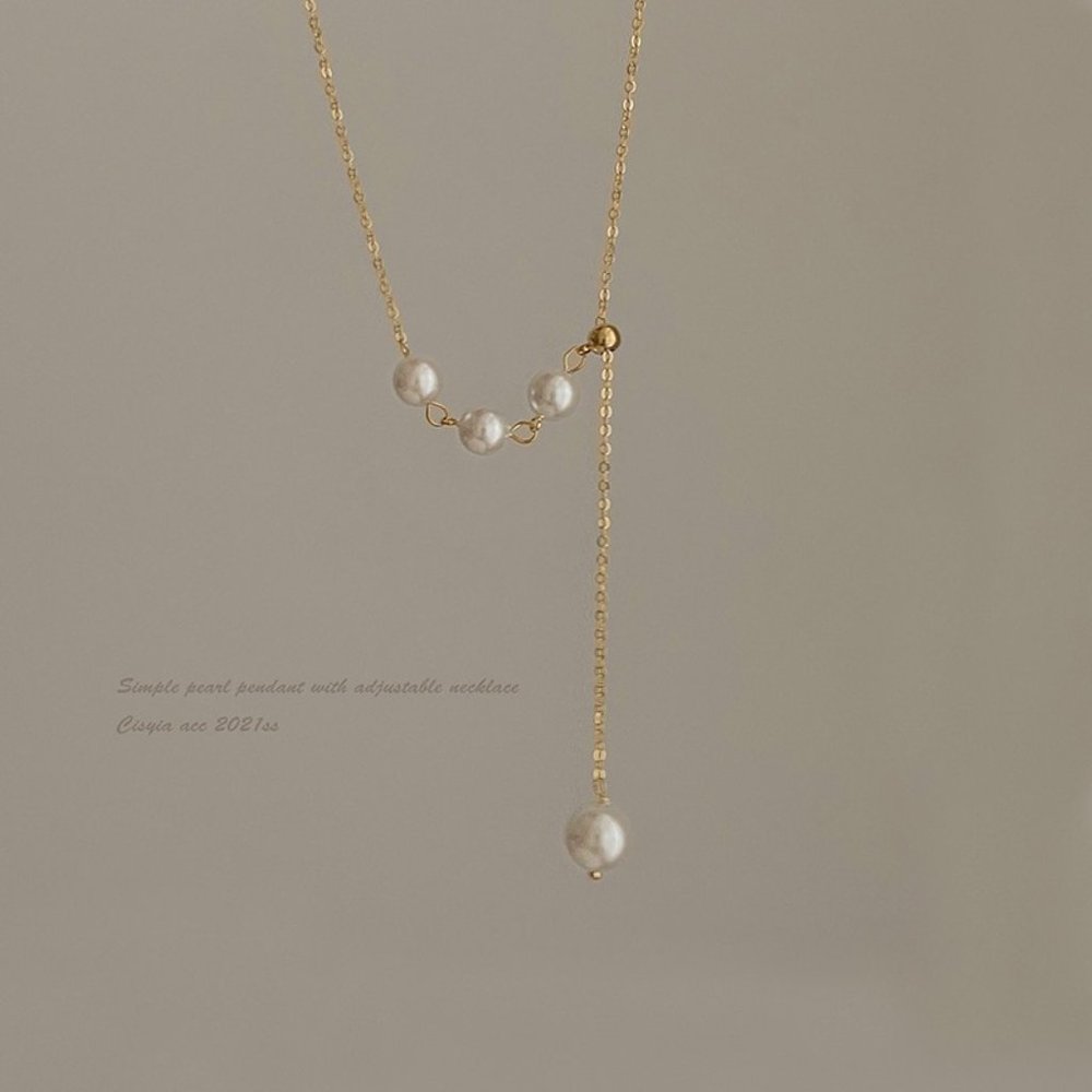 Elegant And Luxurious High Imitation Pearl Pendant Necklace - Picture 6 of 7